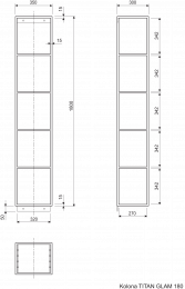 Kolona TITAN Glam 180